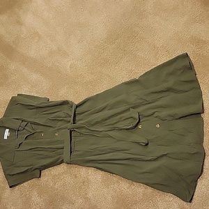 Calvin Klein Army Green Dress Size 2
